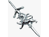 Pin-Chrome Finish Highland Scottish Rampant Lion pin - Scottish Kilt Jacket™ USA-UK